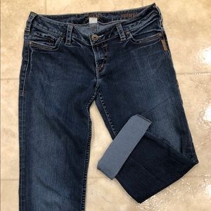 Silver Santorini - Roll Cuff Capris